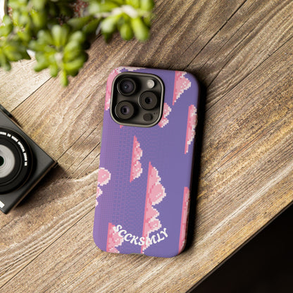 Purple Cotton Candy Sky Tough Phone Case for Apple