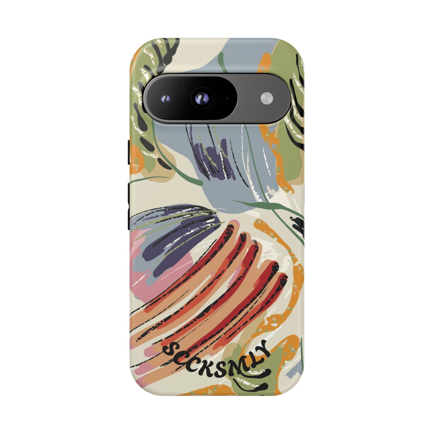 Botanical Strokes Palette Tough Phone Case for Google Pixel
