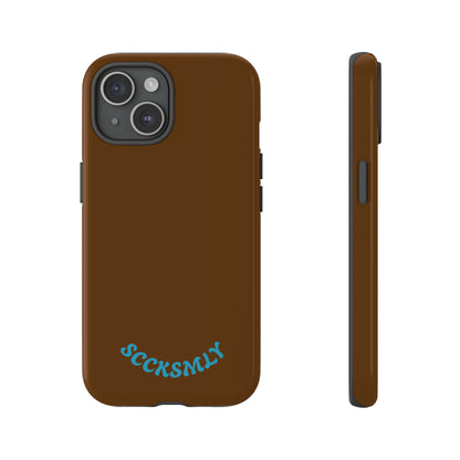 SOLID Chocolate Coco Tough Case for Apple