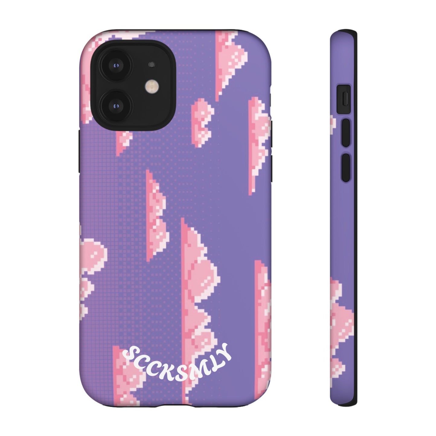 Purple Cotton Candy Sky Tough Phone Case for Apple