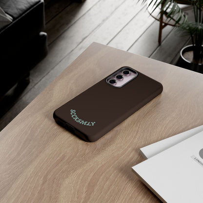 SOLID Espresso Mint Tough Phone Case for Samsung