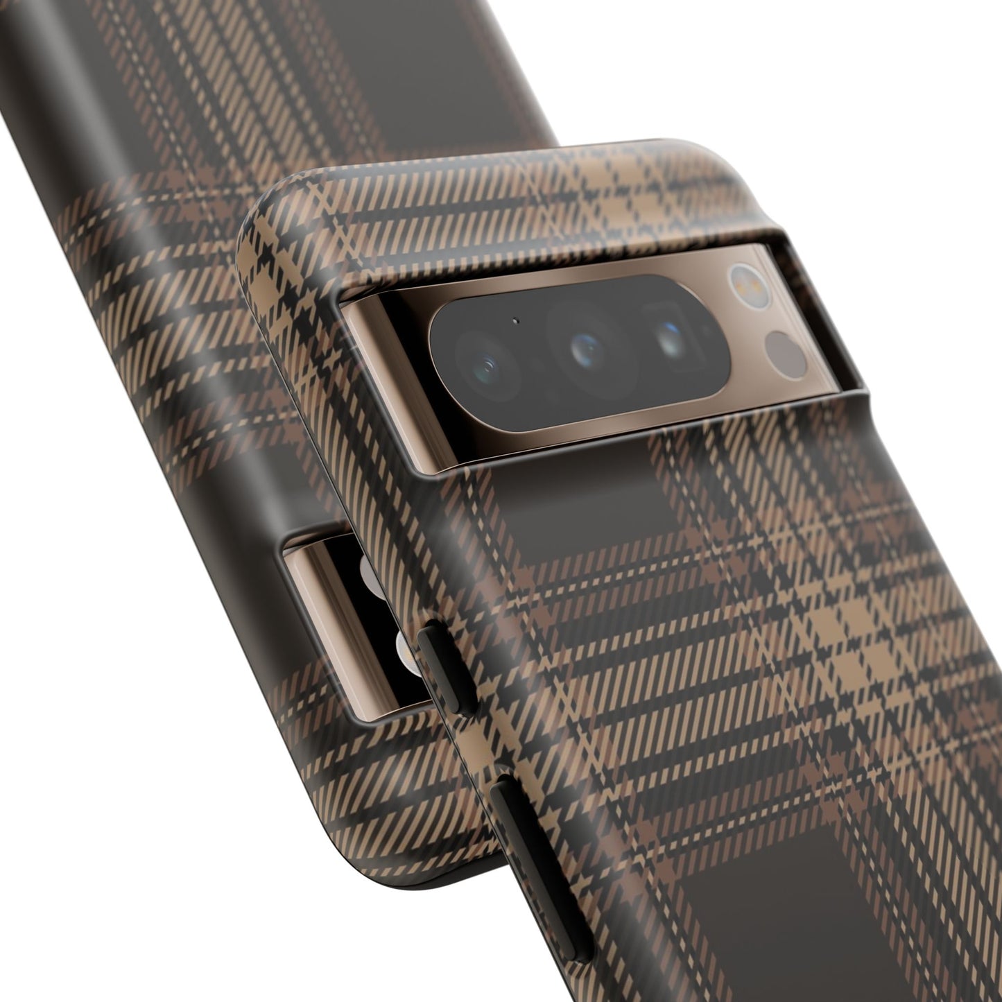 Brown Bread Plaid Tough Phone Case for Google Pixel