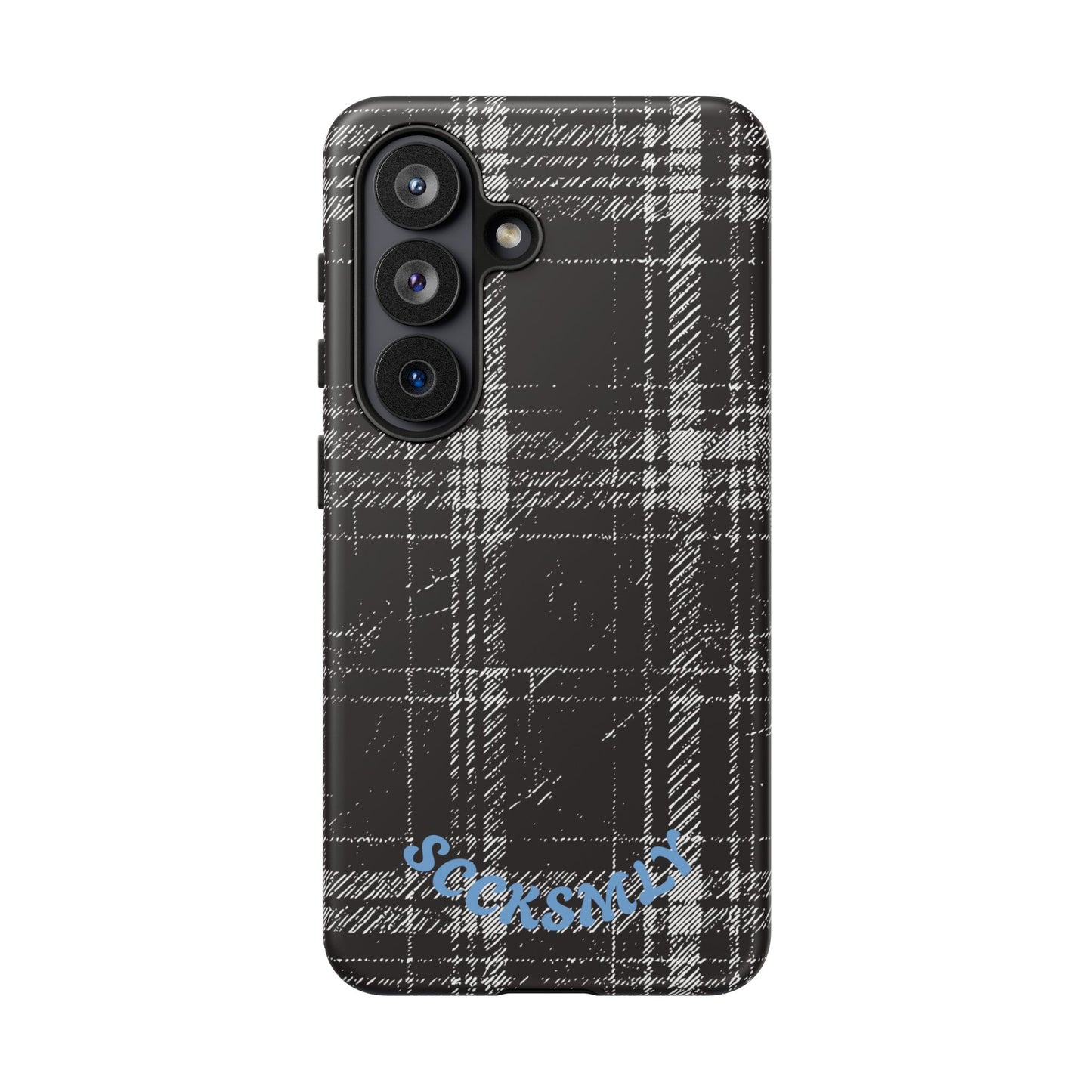 Smoky Grungy Plaid Phone Case for Samsung
