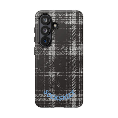Smoky Grungy Plaid Phone Case for Samsung