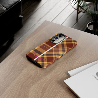 Autumn Plaid Phone Case for Samsung