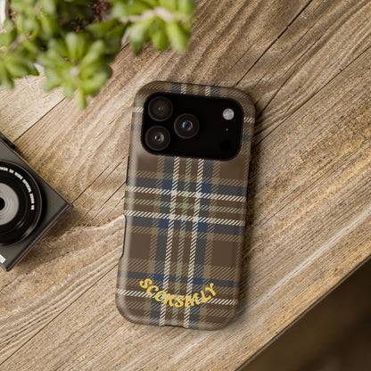 Earth and Sky Plaid Phone Case for Apple