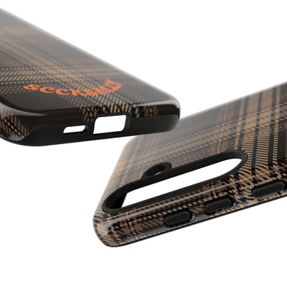 Brown Bread Plaid Tough Phone Case Samsung
