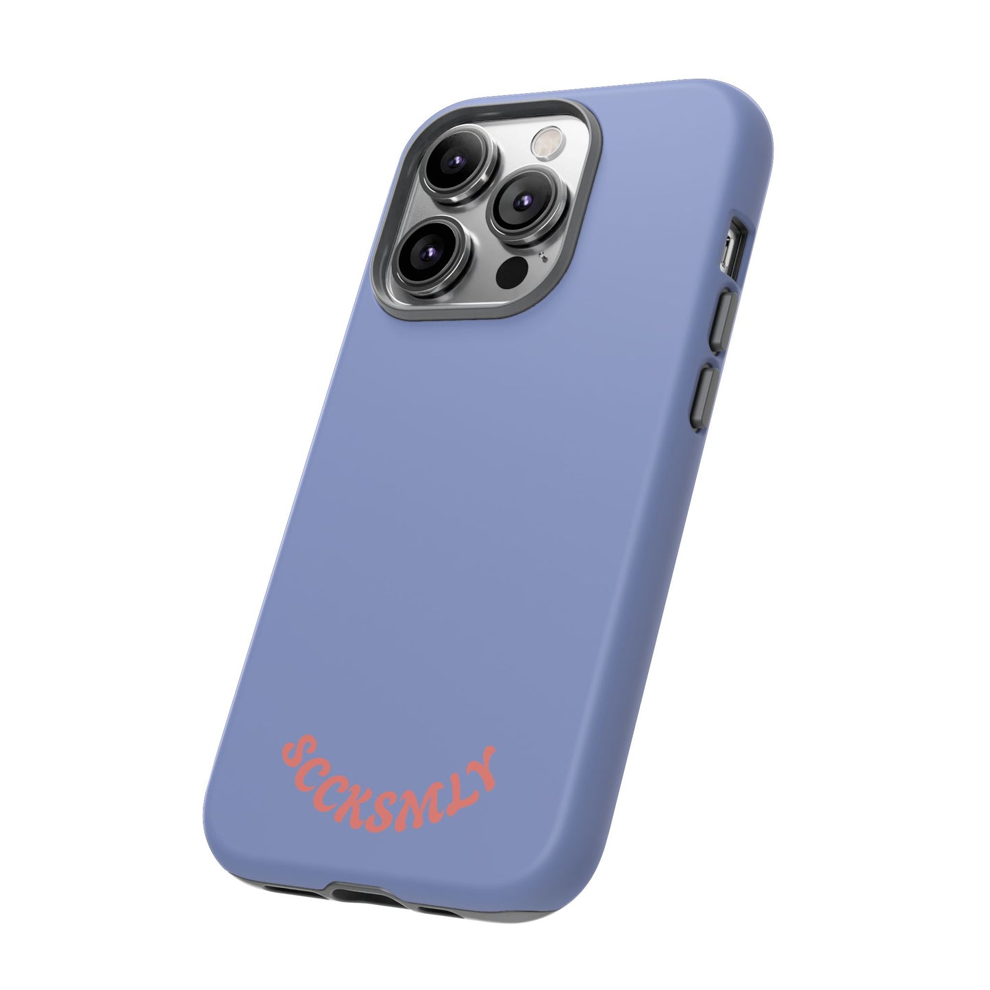 Periwinkle Blue Tough Phone Case for Apple