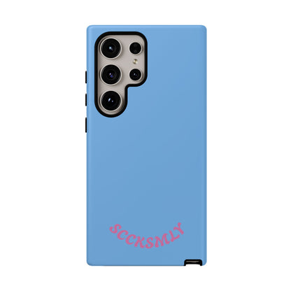 SOLID Blue Candie Tough Case for Samsung