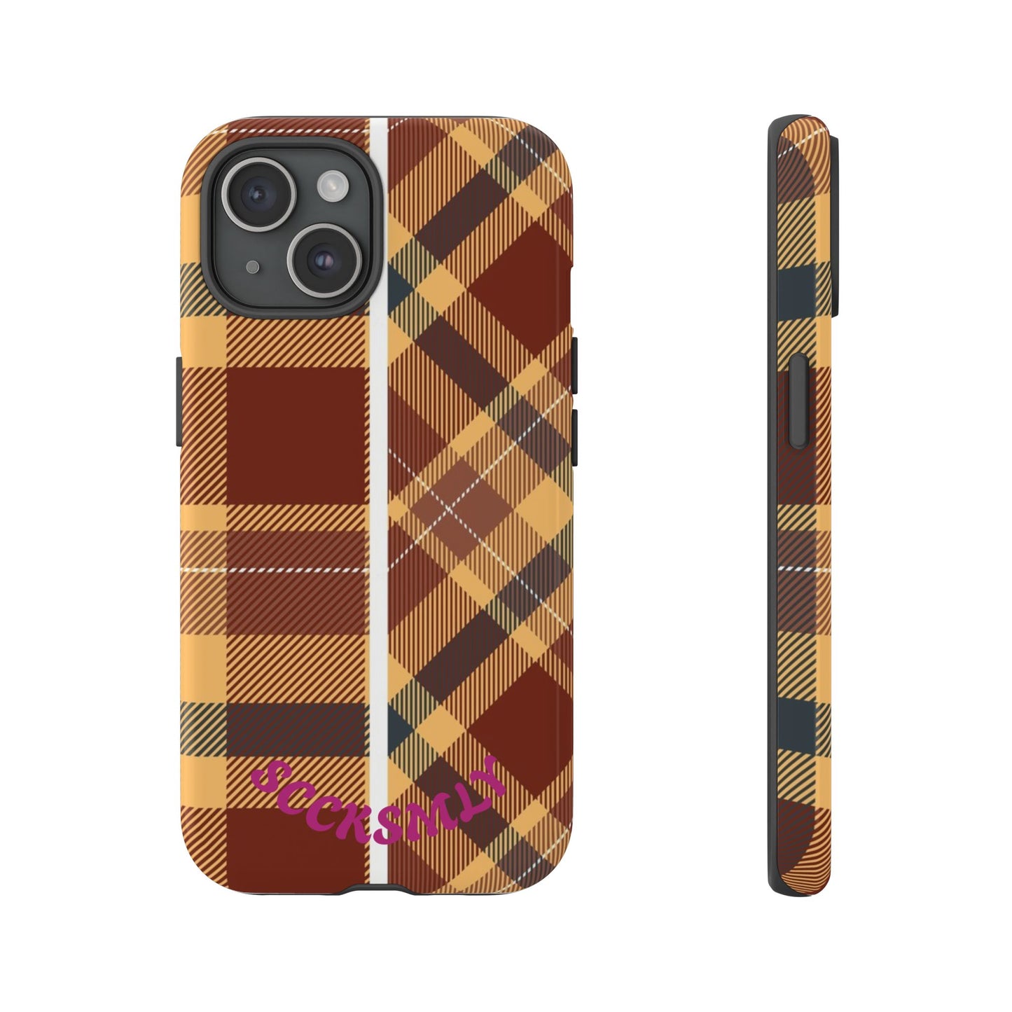 Autumn Plaid Phone Case for Apple