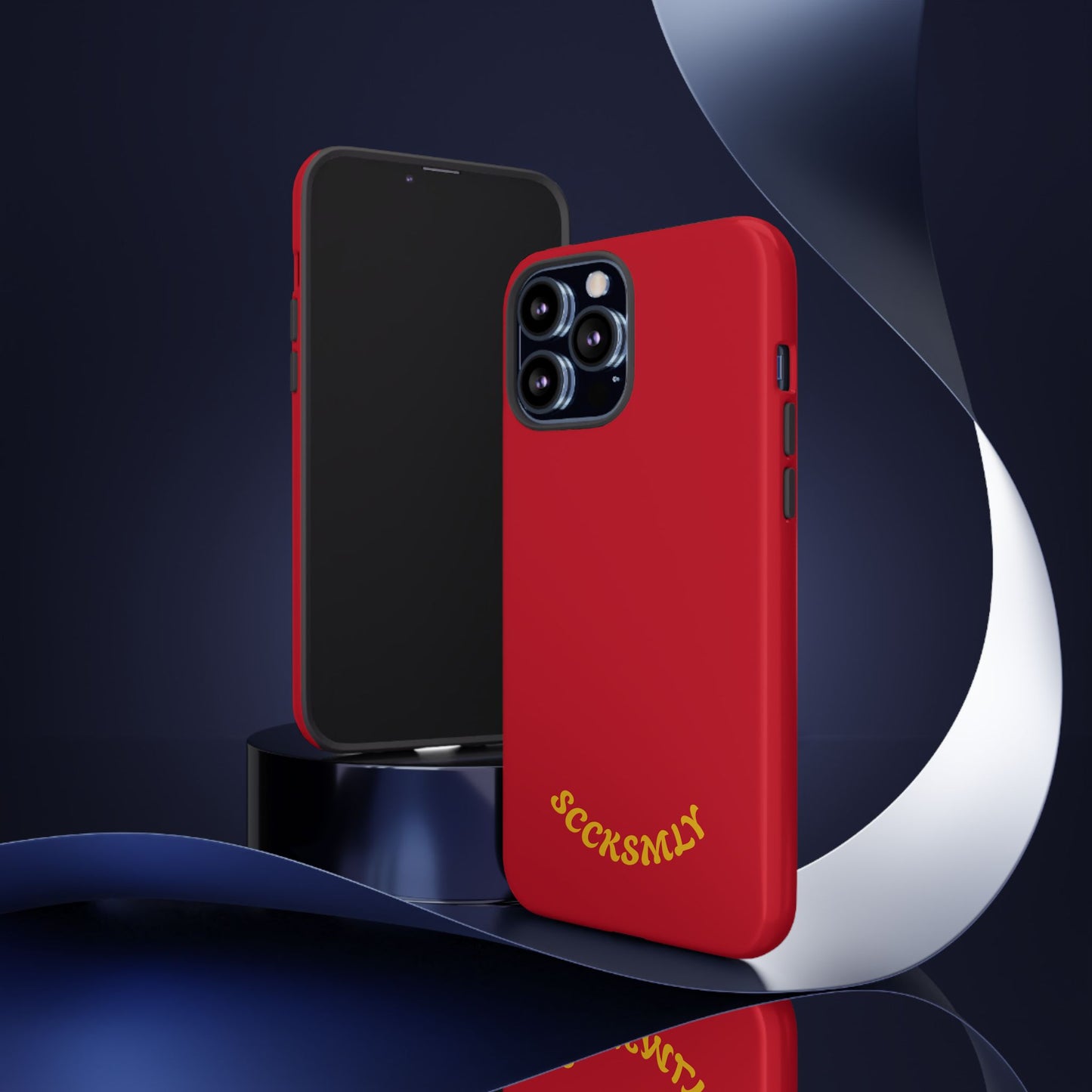 SOLID Calm Cherry Tough Case for Apple