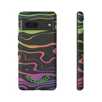 Dark Rainbow Tough Case For Google Pixel
