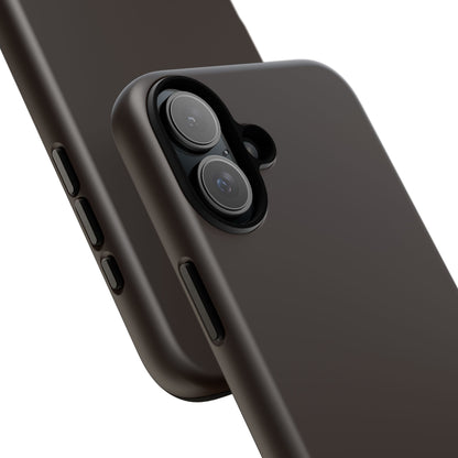 SOLID Espresso Mint Tough Phone Case for Apple