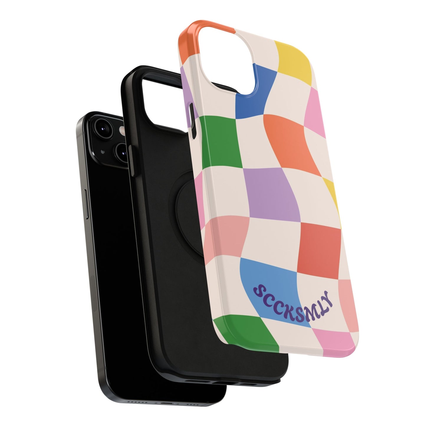 Checker Flicker Phone Case "IOS or Apple"