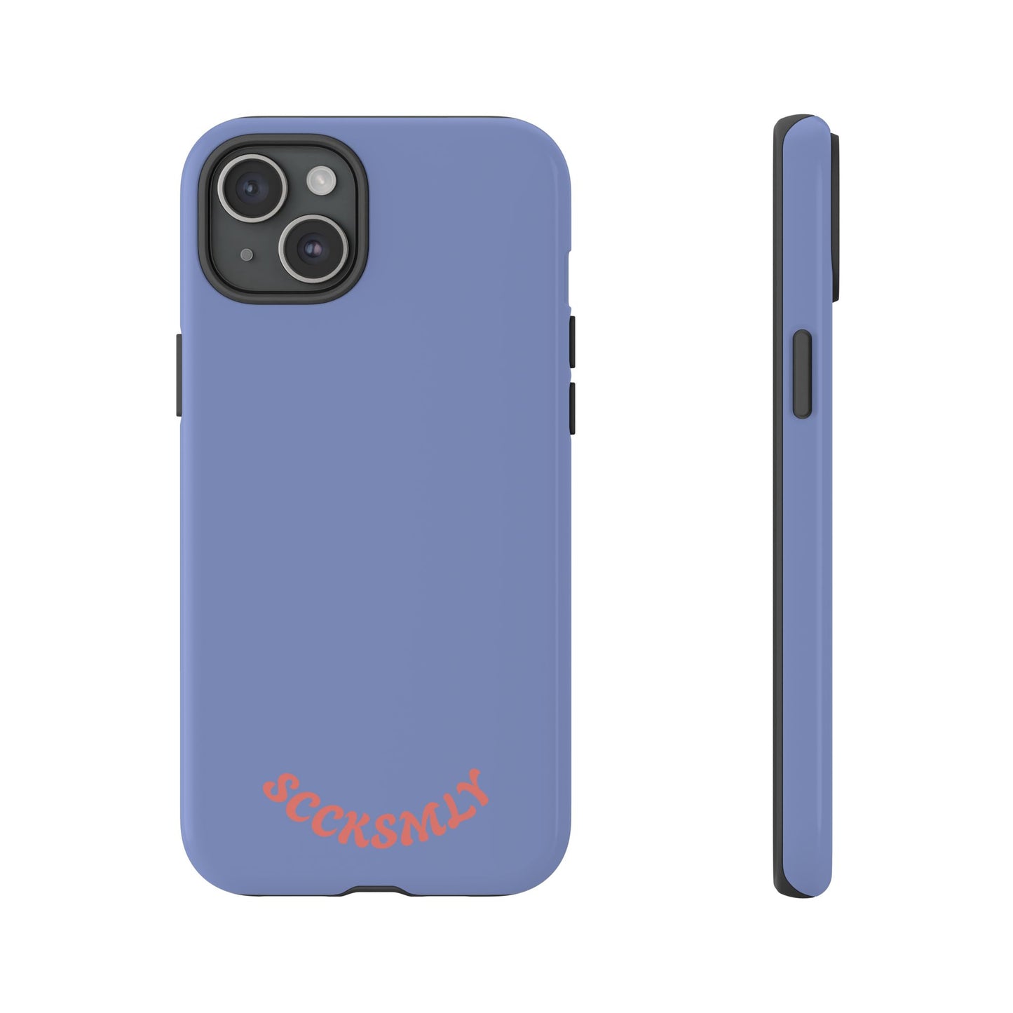 Periwinkle Blue Tough Phone Case for Apple