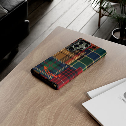 Heritage Hues Patchwork Tough Phone Case for Samsung