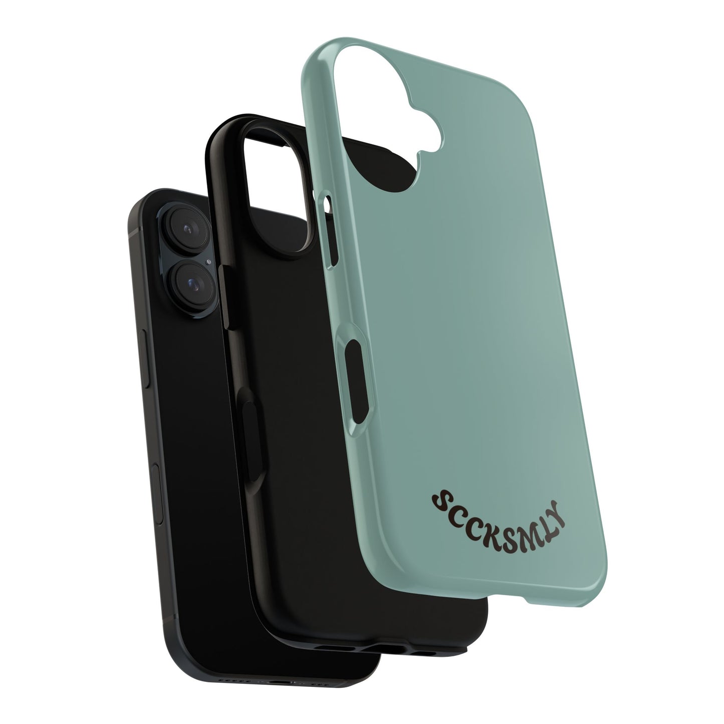 SOLID Fudge Mint Crunch Tough Phone Case for Apple