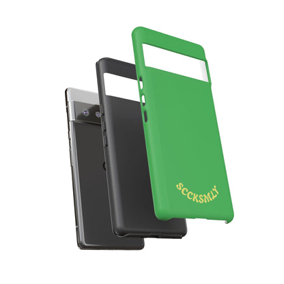 SOLID Green Grin Tough Case for Google Pixel