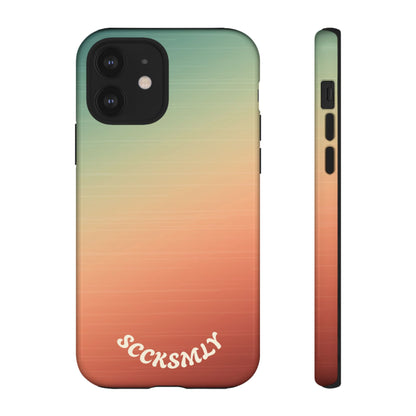 Warm Ombré Tough Phone Case for Apple