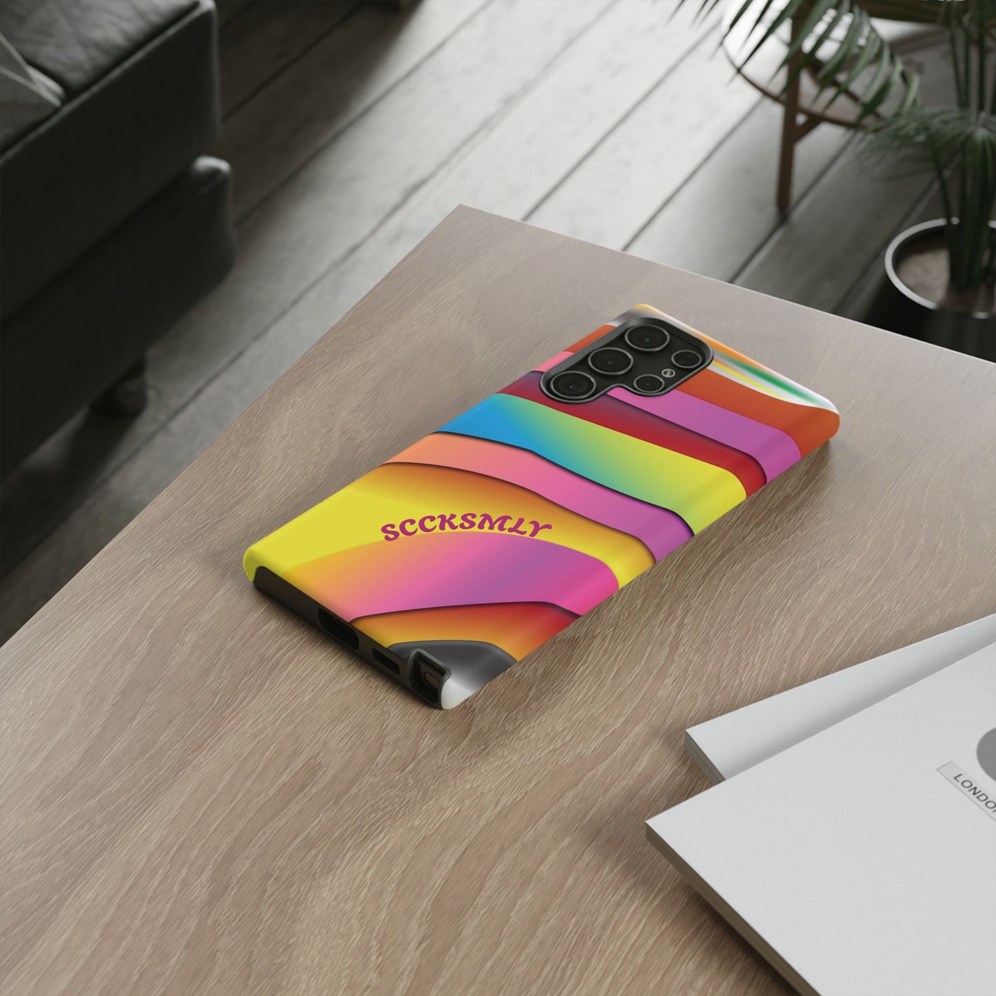 Modern Retro Rainbow Phone Case for Samsung