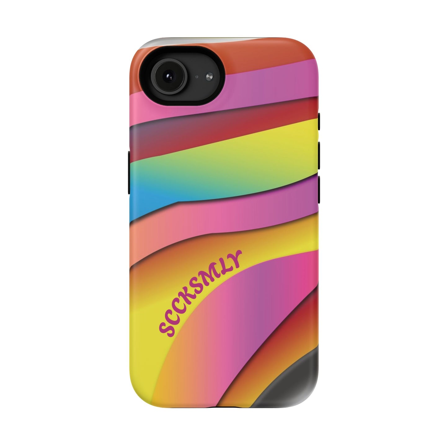 Modern Retro Rainbow Phone Case for Apple