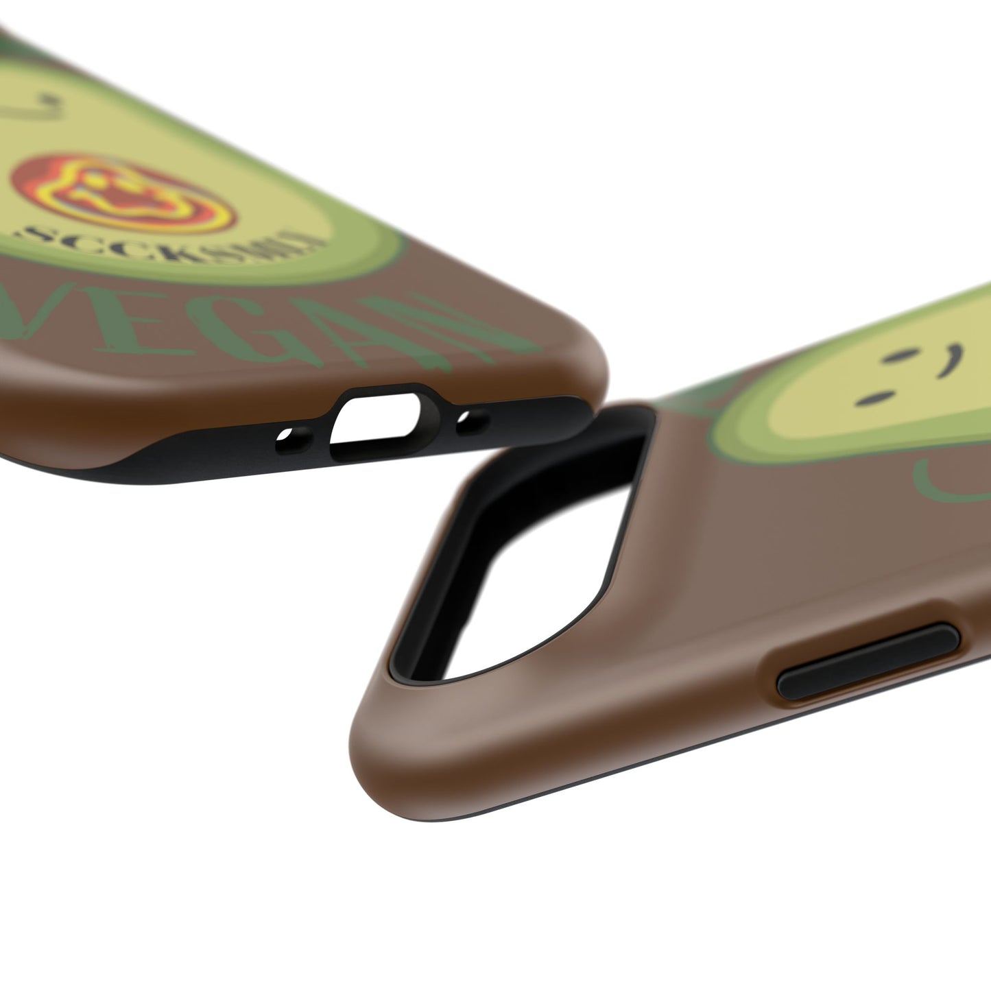 Playful Vegan Avocado Tough Phone Case Apple