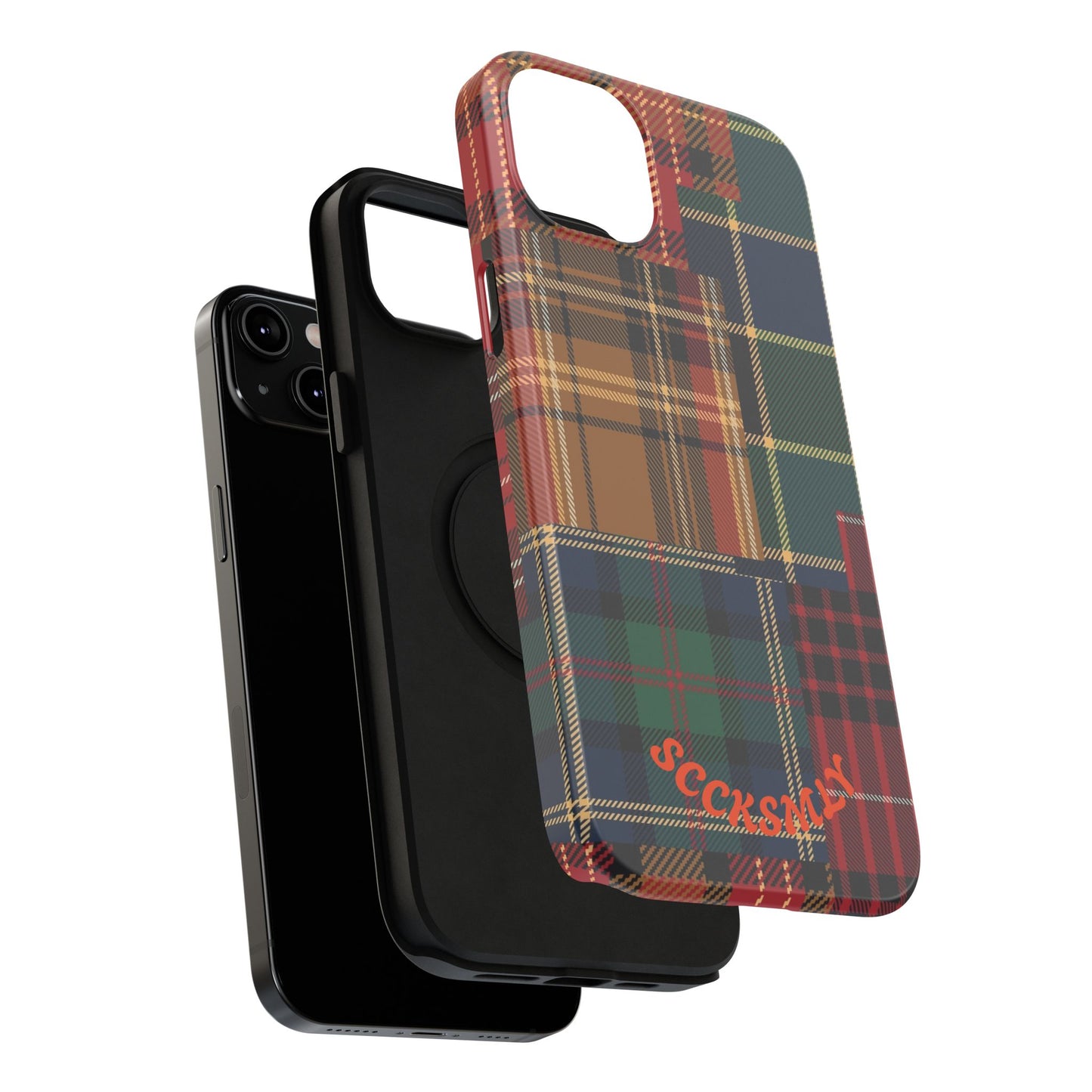 Heritage Hues Patchwork Tough Phone Case for Apple