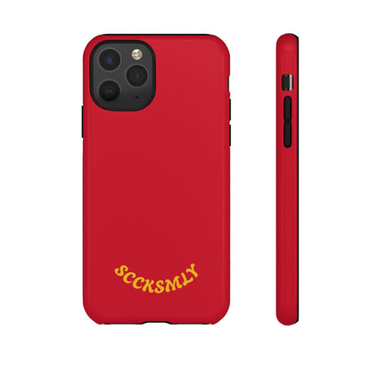 SOLID Calm Cherry Tough Case for Apple
