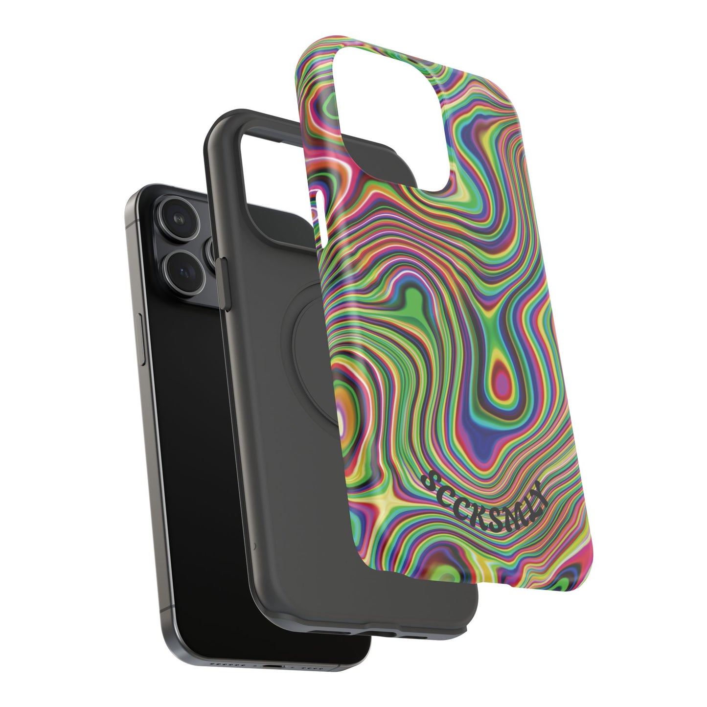 Acid Swirl Phone Case for Apple