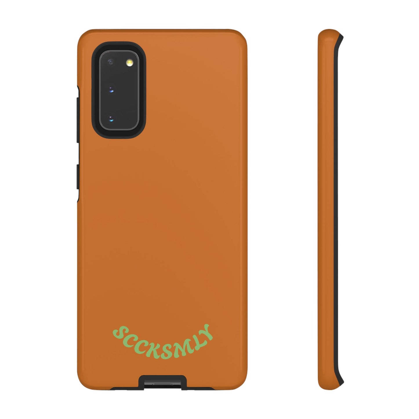 SOLID Terracotta Coal Tough Case for Samsung