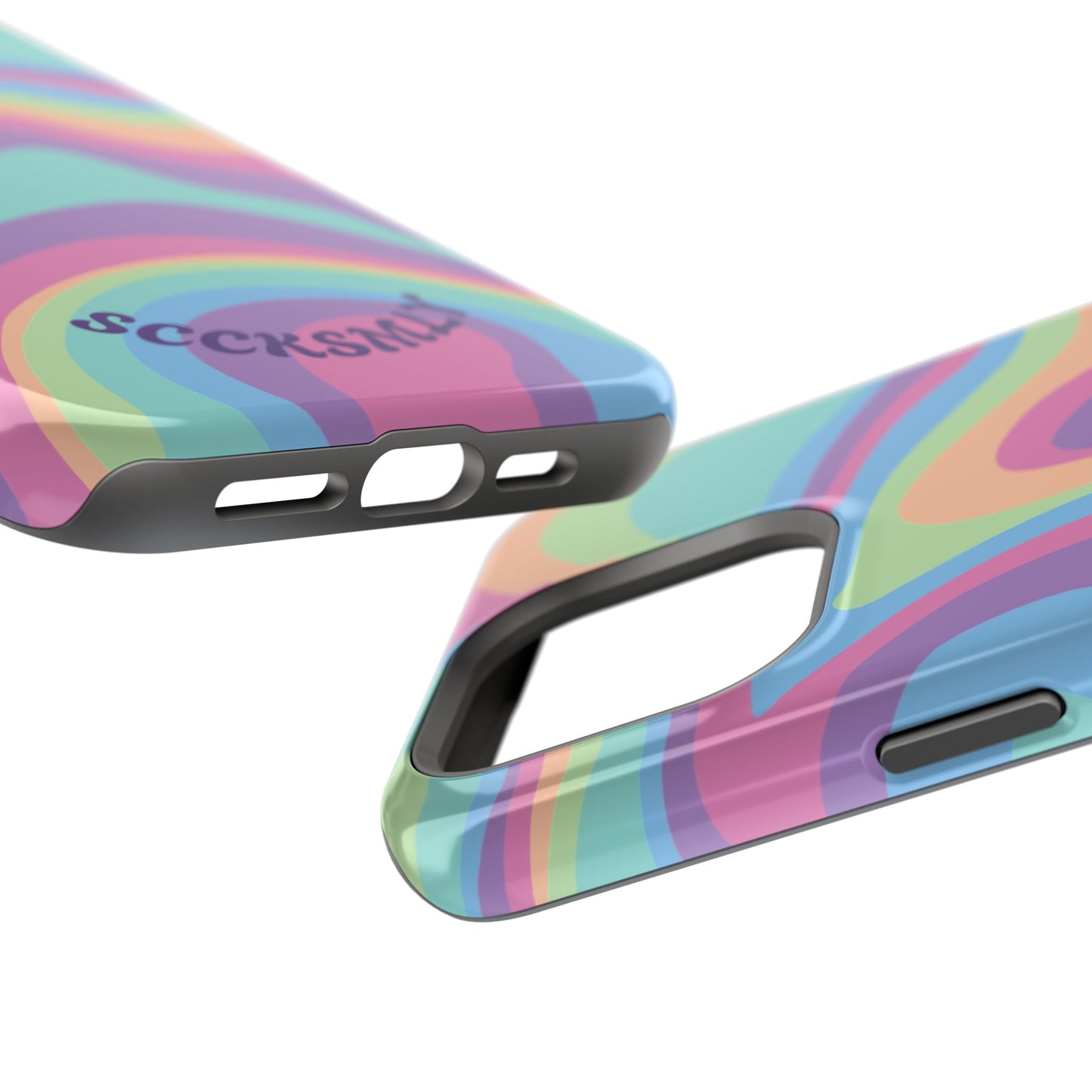 Pastel Swirl Phone Case for Apple