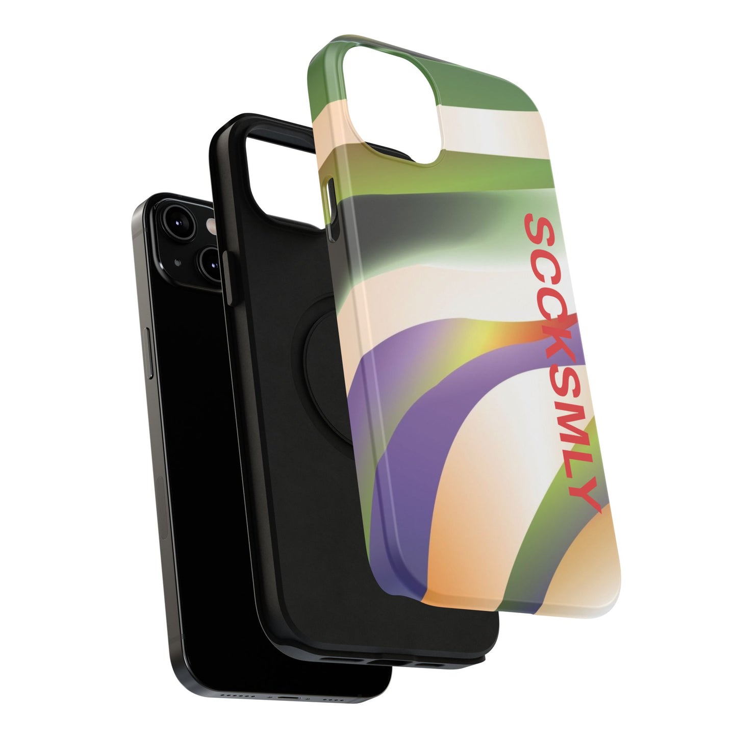 Green Waves Phone Case for "IOS or Apple"