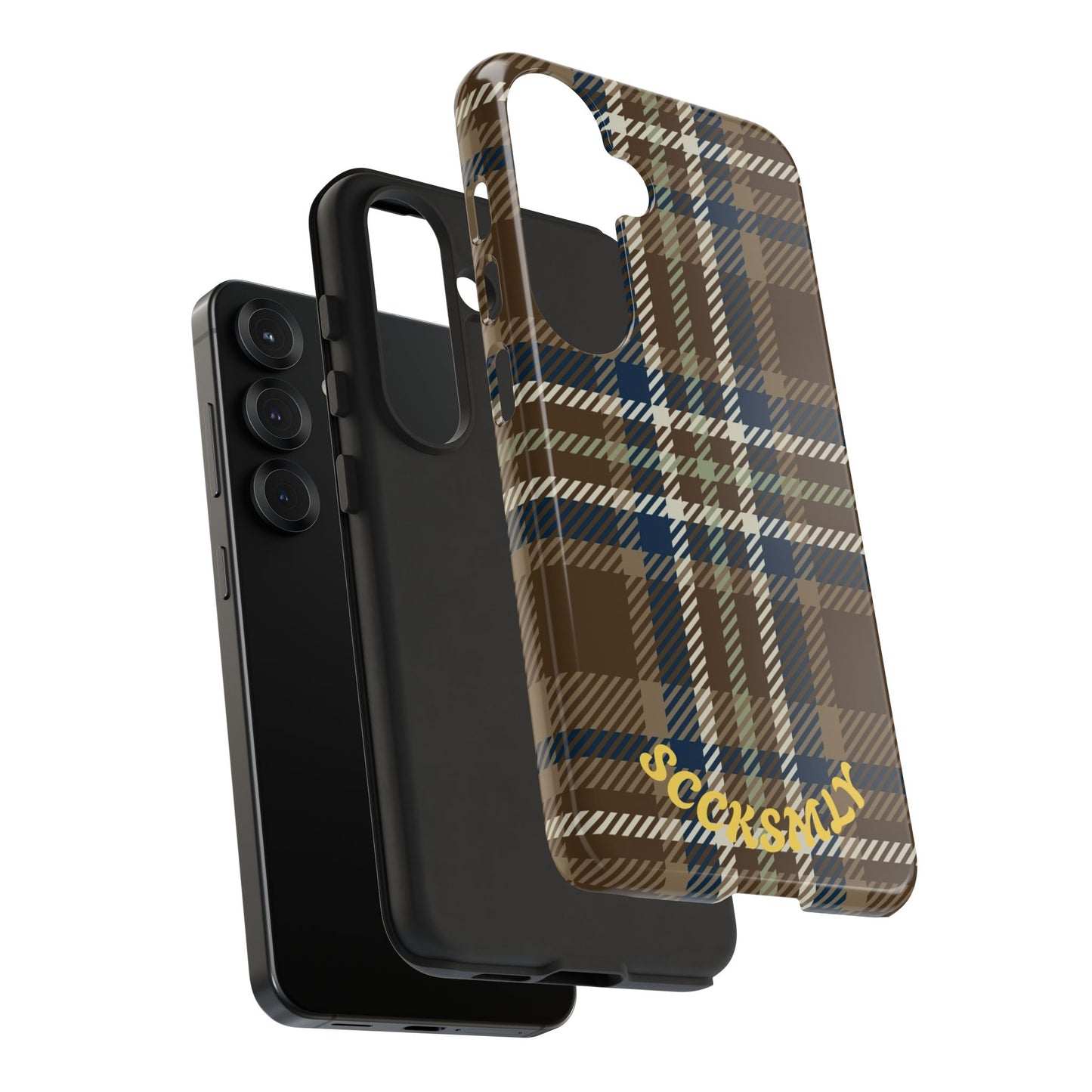 Earth and Sky Plaid Phone Case for Samsung