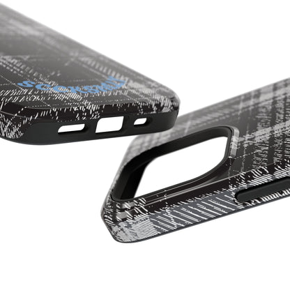Smoky Grungy Plaid Phone Case for Apple