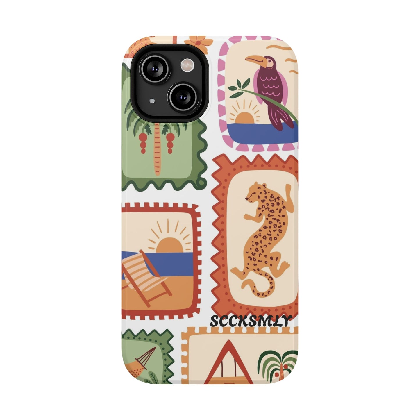 Tropical Print Phone Case for Apple