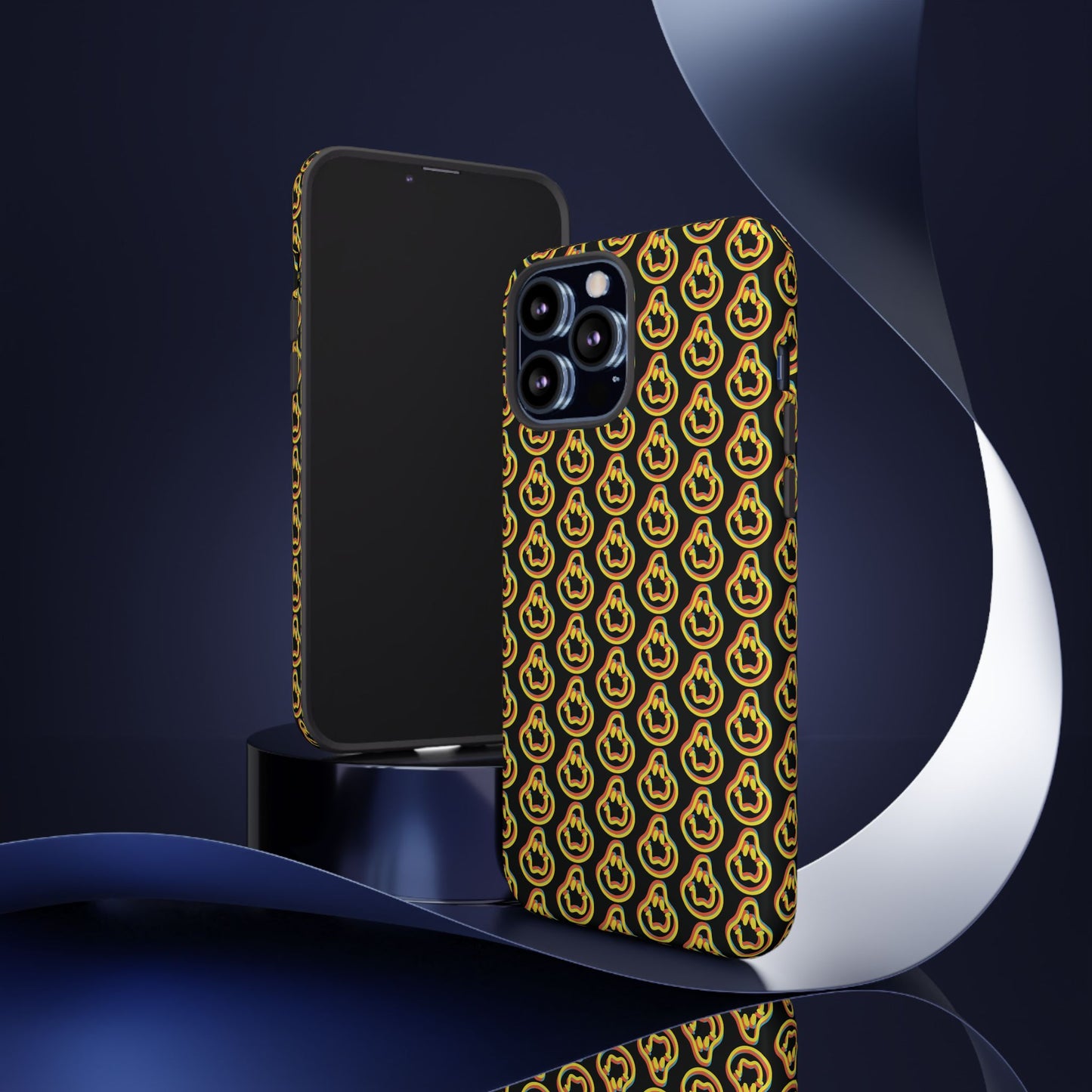 Solid SCCKSMLY Tough Phone Case for Apple