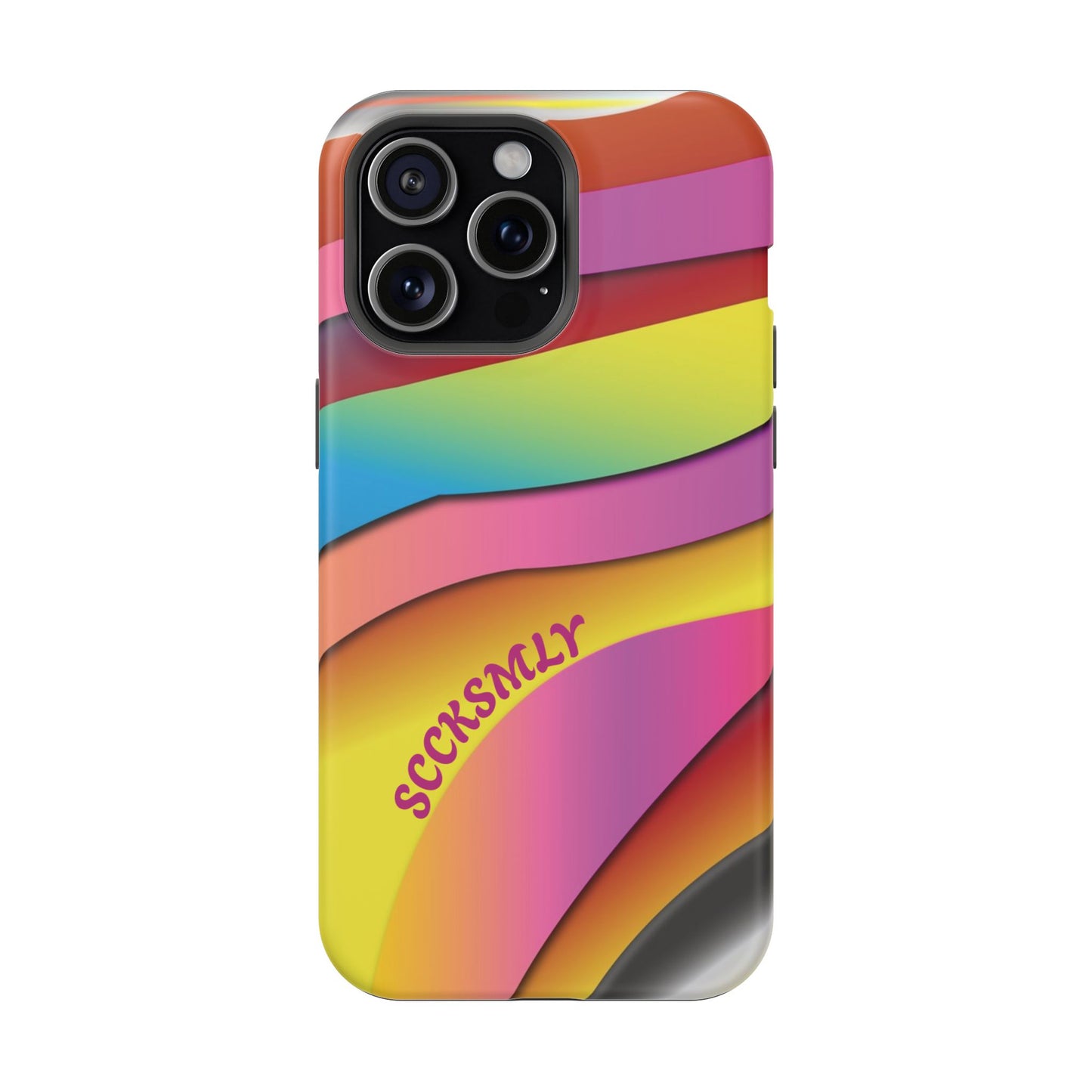 Modern Retro Rainbow Phone Case for "IOS or Apple"