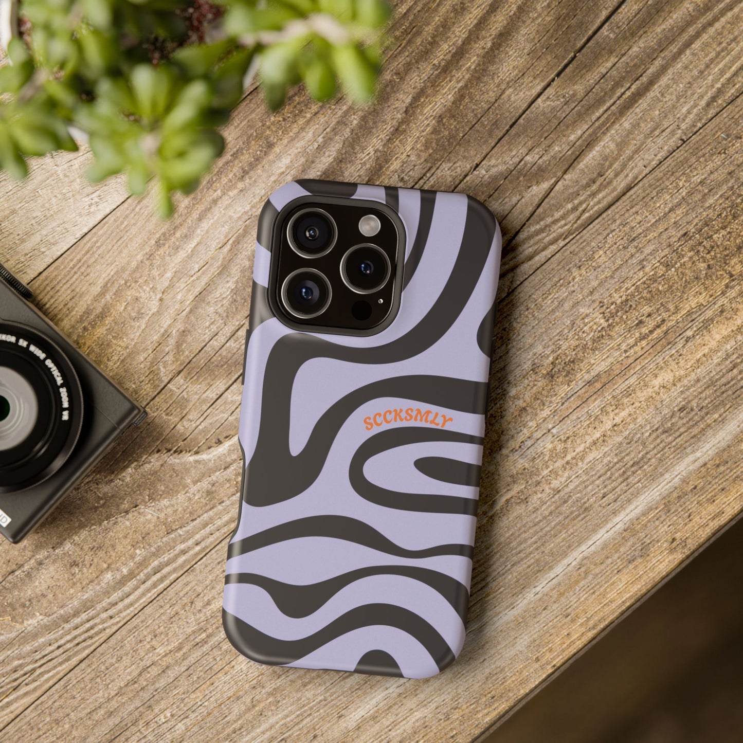 Purple Swirl Phone Case for Apple