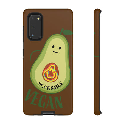 Playful Vegan Avocado Phone Case for Samsung