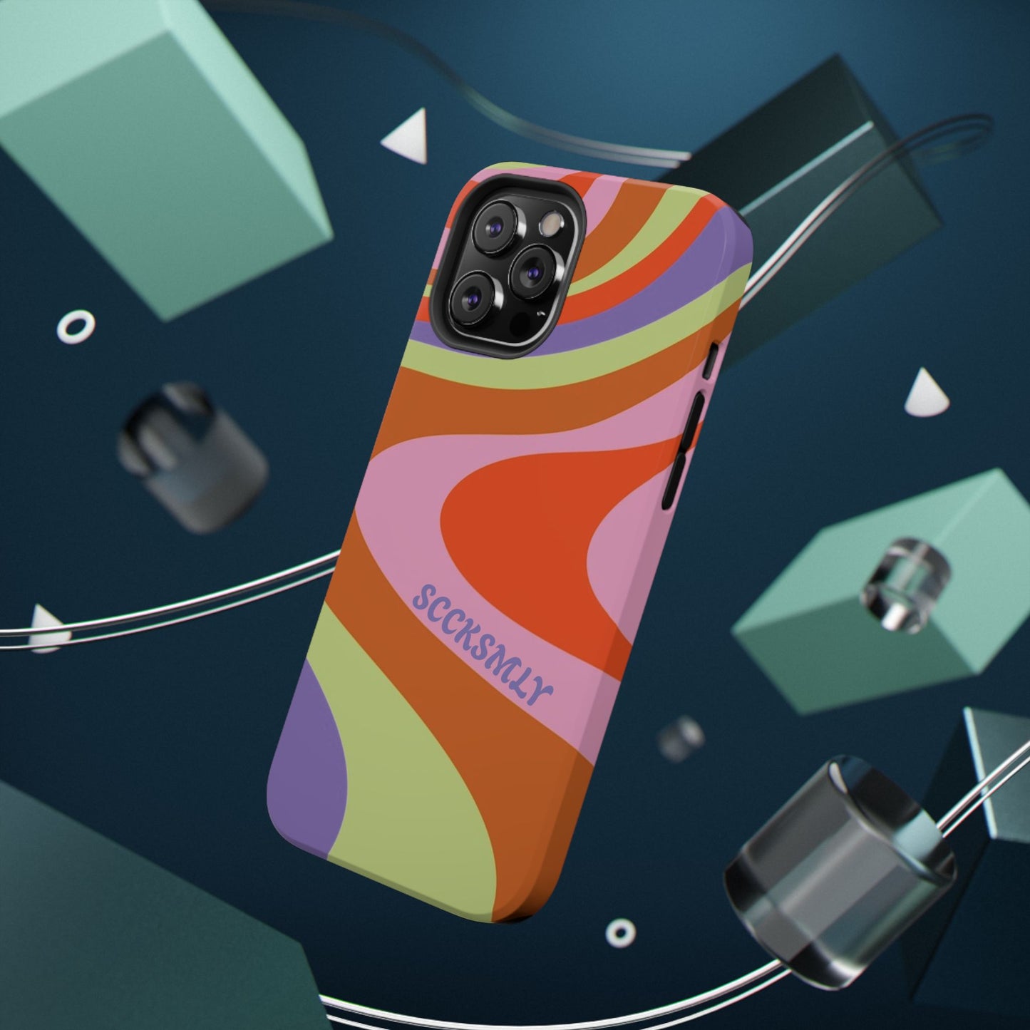 Curvy Swirl Phone Case for Apple