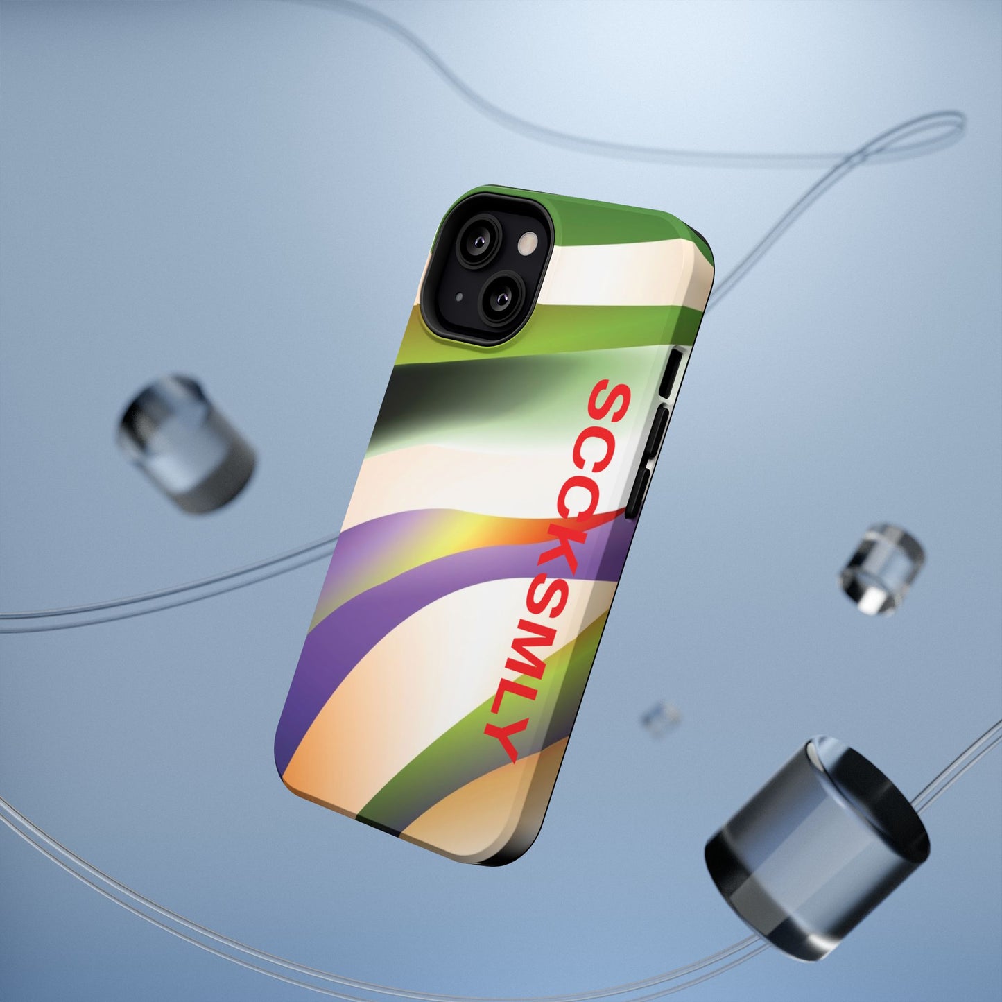 Green Waves Phone Case for "IOS or Apple"