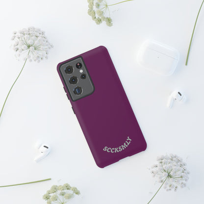 SOLID Amethyst Matte Tough Phone Case for Samsung