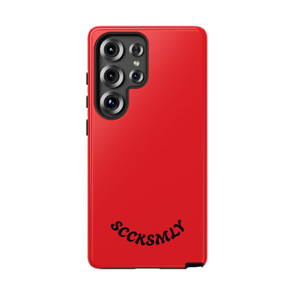 SOLID Screaming Red Tough Case for Samsung