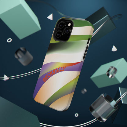 Green Waves Phone Case for Apple