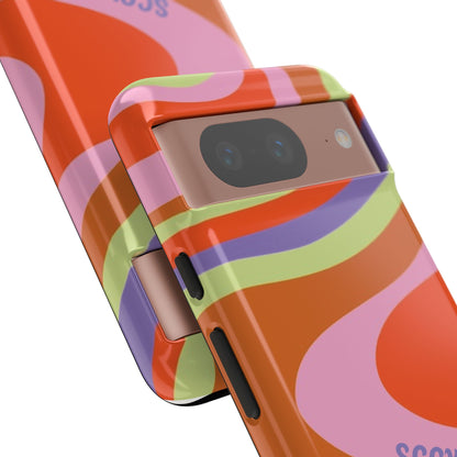 Curvy Swirl Phone Case for Google Pixel