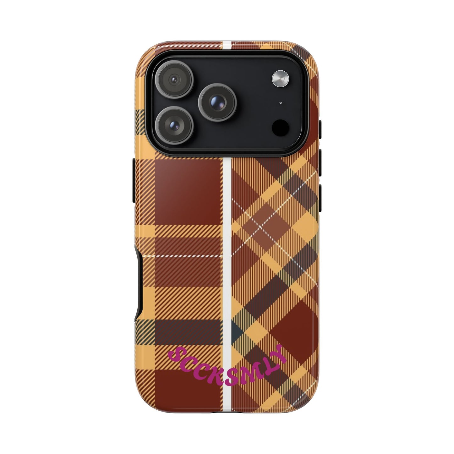 Autumn Plaid Phone Case for Apple