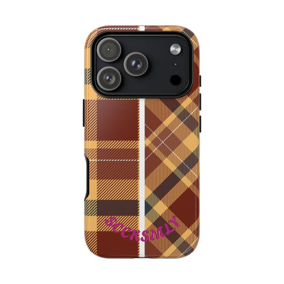 Autumn Plaid Phone Case for Apple