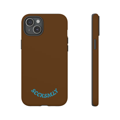 SOLID Chocolate Coco Tough Case for Apple