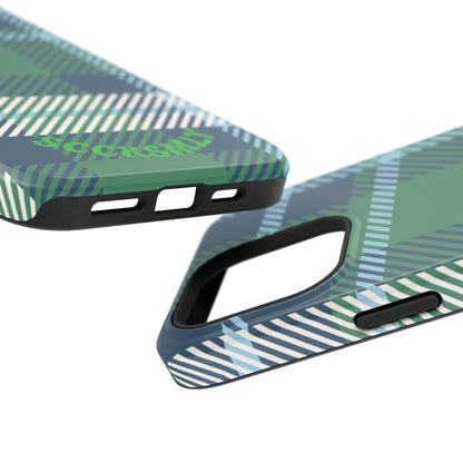 Earth and Sky Plaid Phone Case for Apple