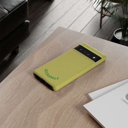 SOLID Lemon Pop Tough Case for Google Pixel